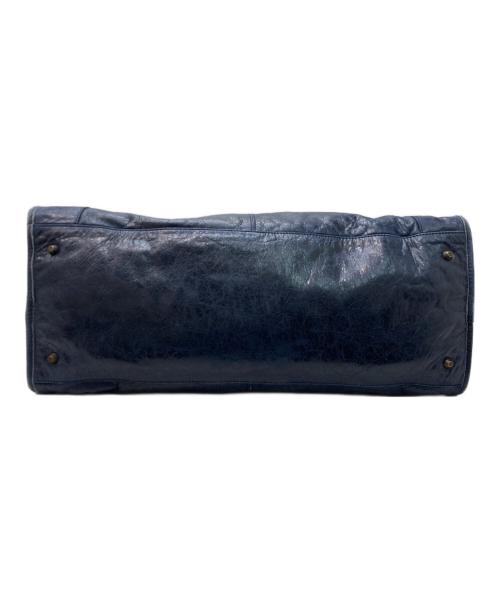 BALENCIAGA（バレンシアガ）BALENCIAGA (バレンシアガ) ザワーク・ハンドバッグ ネイビーの古着・服飾アイテム