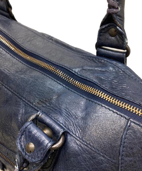 BALENCIAGA（バレンシアガ）BALENCIAGA (バレンシアガ) ザワーク・ハンドバッグ ネイビーの古着・服飾アイテム
