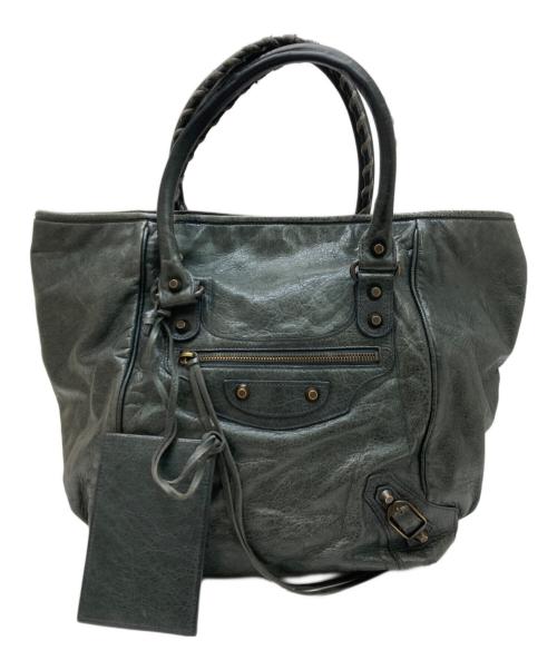 BALENCIAGA（バレンシアガ）BALENCIAGA (バレンシアガ) ザ・サンデー トートバッグ グレーの古着・服飾アイテム