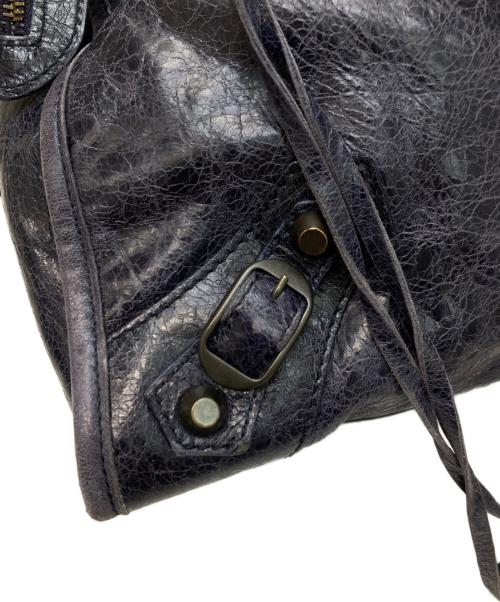 BALENCIAGA（バレンシアガ）BALENCIAGA (バレンシアガ) ザ シティ エディターズバッグ ネイビーの古着・服飾アイテム