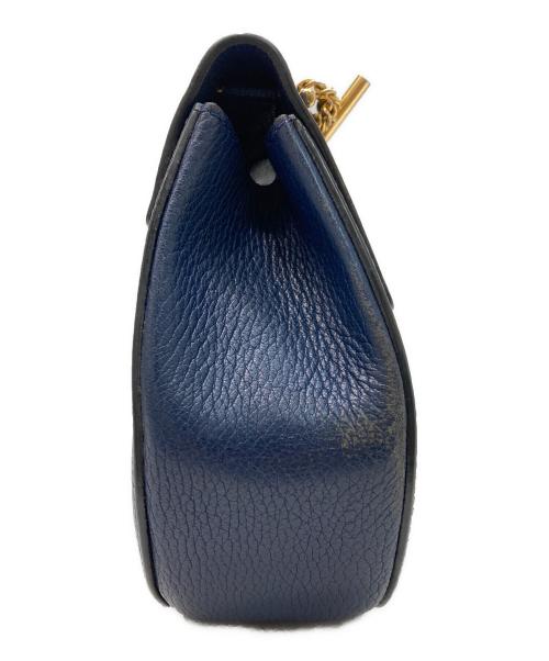 Chloe（クロエ）Chloe (クロエ) ドリューチェーンショルダーバッグ ネイビーの古着・服飾アイテム