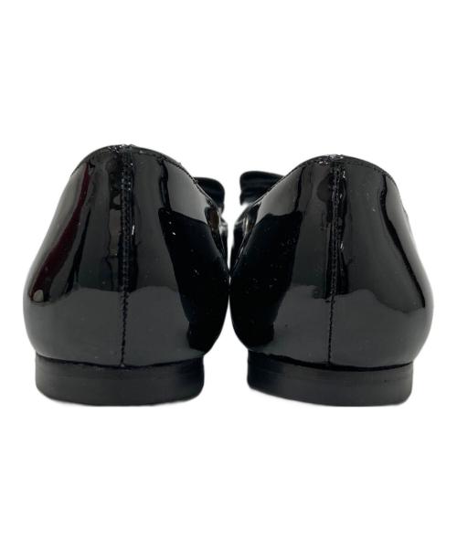 Salvatore Ferragamo（サルヴァトーレ フェラガモ）Salvatore Ferragamo (サルヴァトーレ フェラガモ) ヴァラリボンバレエパンプス ブラック サイズ:6 1/2の古着・服飾アイテム