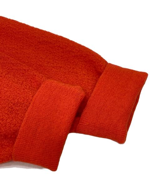 UNFIL（アンフィル）unfil (アンフィル) エクストラキッドモヘアアムンゼン ニットカーディガン オレンジ サイズ:1の古着・服飾アイテム