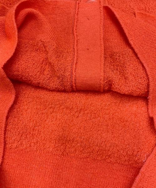 UNFIL（アンフィル）unfil (アンフィル) エクストラキッドモヘアアムンゼン ニットカーディガン オレンジ サイズ:1の古着・服飾アイテム