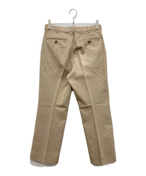 AURALEE（オーラリー）AURALEE (オーラリー) HARD TWIST DOUBLE CLOTH SLACKS（ハードツイストダブルクローススラックス） ベージュ サイズ:4の古着・服飾アイテム
