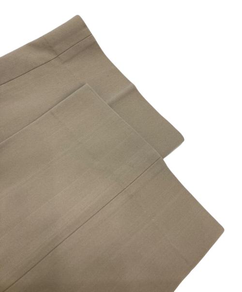 AURALEE（オーラリー）AURALEE (オーラリー) HARD TWIST DOUBLE CLOTH SLACKS（ハードツイストダブルクローススラックス） ベージュ サイズ:4の古着・服飾アイテム
