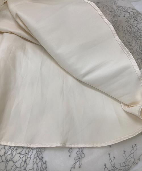 CELFORD（セルフォード）CELFORD (セルフォード) レースミディフレアスカート アイボリー サイズ:38の古着・服飾アイテム