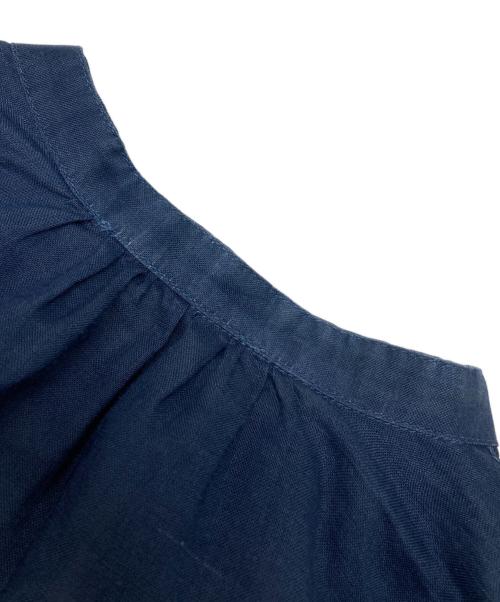 BEARDSLEY（ビアズリー）BEARDSLEY (ビアズリー) リネンワンピース ネイビー サイズ:FREEの古着・服飾アイテム