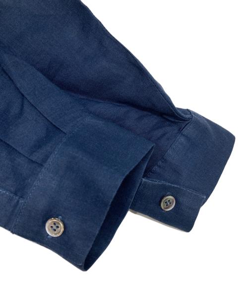 BEARDSLEY（ビアズリー）BEARDSLEY (ビアズリー) リネンワンピース ネイビー サイズ:FREEの古着・服飾アイテム