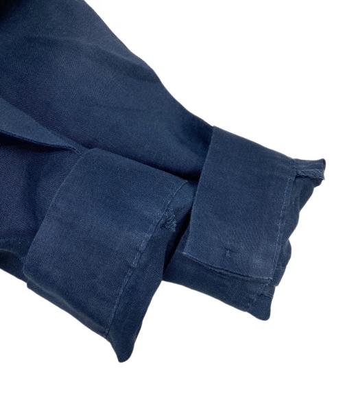 BEARDSLEY（ビアズリー）BEARDSLEY (ビアズリー) リネンワンピース ネイビー サイズ:FREEの古着・服飾アイテム