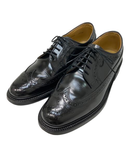 REGAL（リーガル）REGAL (リーガル) ウィングチップシューズ ブラック サイズ:25 1/2の古着・服飾アイテム