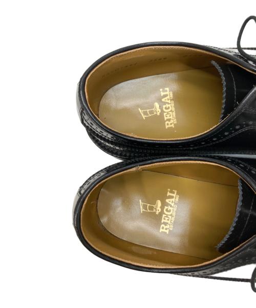 REGAL（リーガル）REGAL (リーガル) ウィングチップシューズ ブラック サイズ:25 1/2の古着・服飾アイテム
