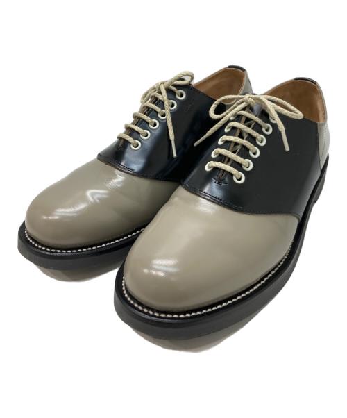 REGAL（リーガル）REGAL (リーガル) サドルシューズ ベージュ×ブラック サイズ:25 1/2の古着・服飾アイテム