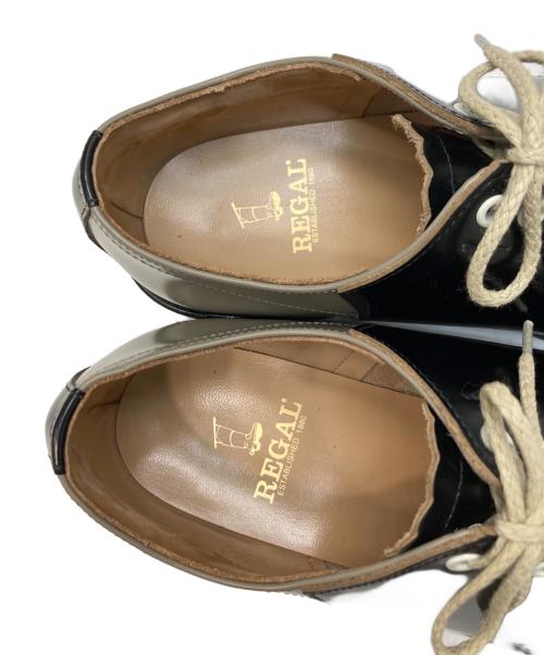 REGAL（リーガル）REGAL (リーガル) サドルシューズ ベージュ×ブラック サイズ:25 1/2の古着・服飾アイテム