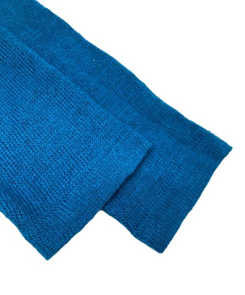 COMME des GARCONS HOMME（コムデギャルソン オム）COMME des GARCONS HOMME (コムデギャルソン オム) リネンニットカーディガン ブルー サイズ:不明（実寸参照）の古着・服飾アイテム