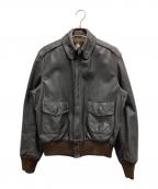 Golden Bearゴールデンベア）の古着「A-2 レザージャケット」｜ブラウン