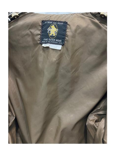 Golden Bear（ゴールデンベア）Golden Bear (ゴールデンベア) A-2 レザージャケット ブラウン サイズ:38の古着・服飾アイテム