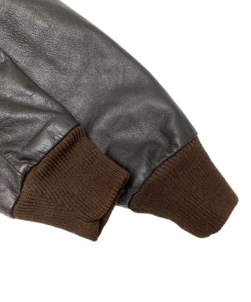 Golden Bear（ゴールデンベア）Golden Bear (ゴールデンベア) A-2 レザージャケット ブラウン サイズ:38の古着・服飾アイテム