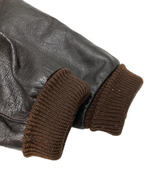 Golden Bear（ゴールデンベア）Golden Bear (ゴールデンベア) A-2 レザージャケット ブラウン サイズ:38の古着・服飾アイテム