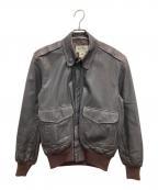 L.L.Beanエルエルビーン）の古着「A-2タイプレザージャケット」｜ブラウン