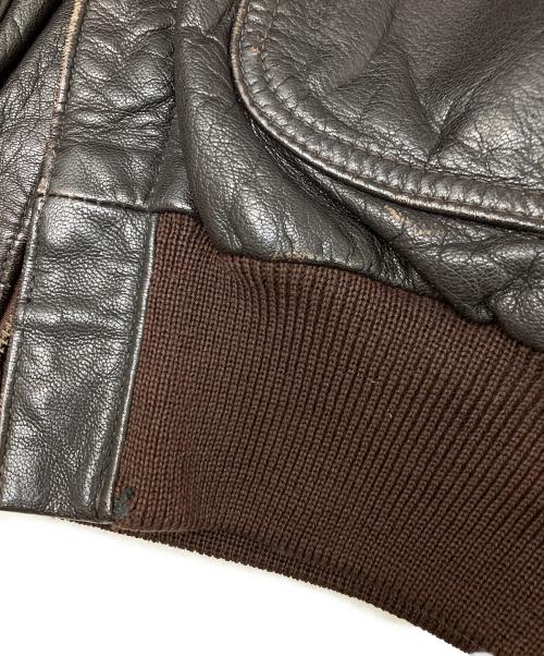 L.L.Bean（エルエルビーン）L.L.Bean (エルエルビーン) A-2タイプレザージャケット ブラウン サイズ:36の古着・服飾アイテム