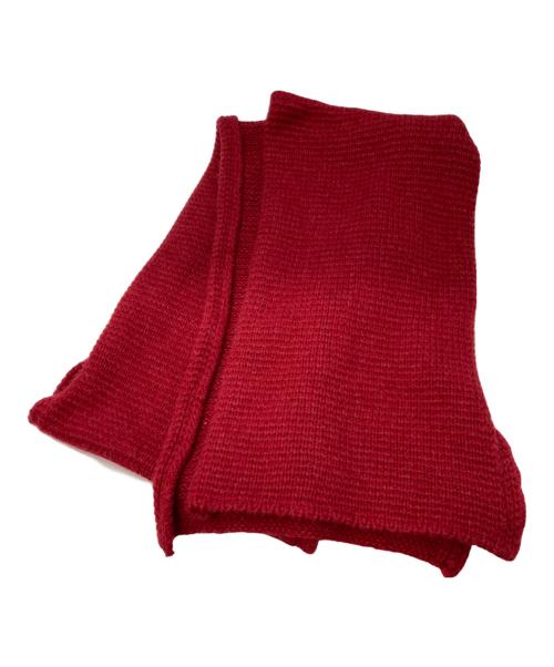 JOHNSTONS OF ELGIN（ジョンストンズオブエルガン）JOHNSTONS OF ELGIN (ジョンストンズオブエルガン) カシミヤストール レッドの古着・服飾アイテム