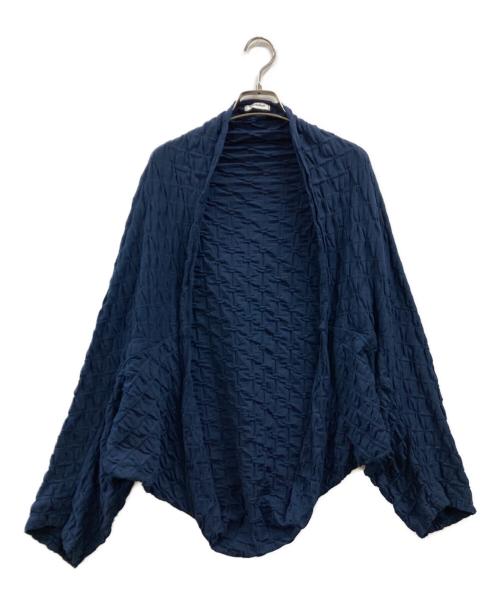 plantation（プランテーション）Plantation (プランテーション) シャーリングJQ/カーディガン ネイビー サイズ:Mの古着・服飾アイテム