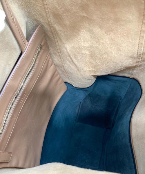 CELINE（セリーヌ）CELINE (セリーヌ) ヴェルティカルカバトートバッグ ブラウン×ブラックの古着・服飾アイテム