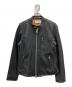 Retro Grade（レトログレード）の古着「シングルライダースジャケット」｜ブラック