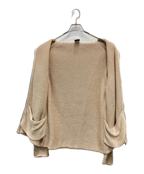 LOUIS VUITTON（ルイ ヴィトン）LOUIS VUITTON (ルイ ヴィトン) コットンドライバーズニット ベージュ サイズ:Mの古着・服飾アイテム