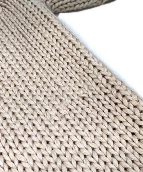 LOUIS VUITTON（ルイ ヴィトン）LOUIS VUITTON (ルイ ヴィトン) コットンドライバーズニット ベージュ サイズ:Mの古着・服飾アイテム