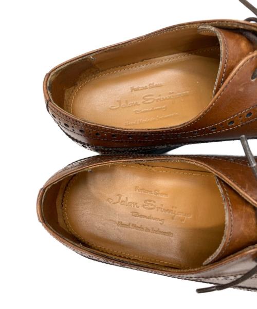 Jalan Sriwijaya（ジャランスリウァヤ）Jalan Sriwijaya (ジャランスリウァヤ) ウィングチップシューズ ブラウン サイズ:6の古着・服飾アイテム