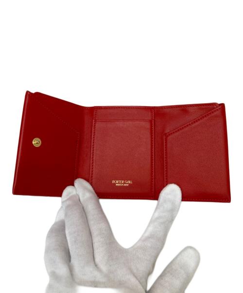 PORTER GIRL（ポーターガール）PORTER GIRL (ポーターガール) ミニウォレット レッドの古着・服飾アイテム