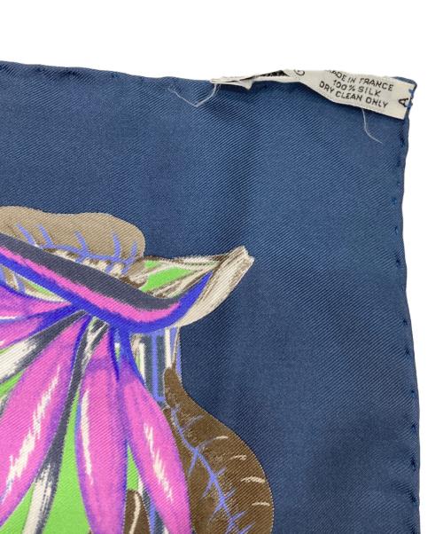 HERMES（エルメス）HERMES (エルメス) カレ90 ブルーの古着・服飾アイテム