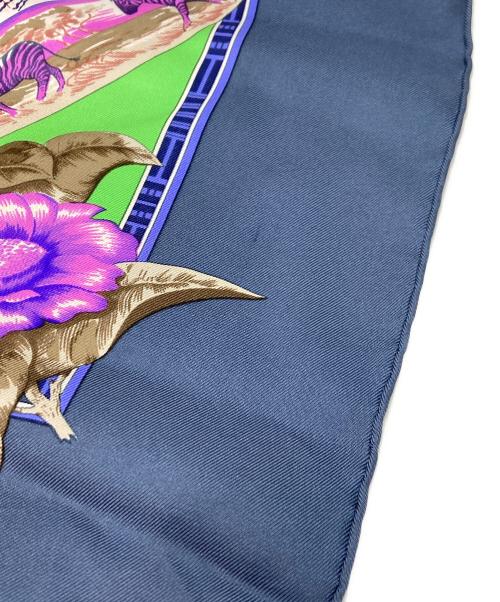 HERMES（エルメス）HERMES (エルメス) カレ90 ブルーの古着・服飾アイテム