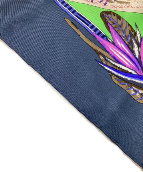 HERMES（エルメス）HERMES (エルメス) カレ90 ブルーの古着・服飾アイテム