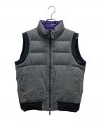 BURBERRY GOLFバーバリーゴルフ）の古着「リバーシブルダウンベスト」｜パープル
