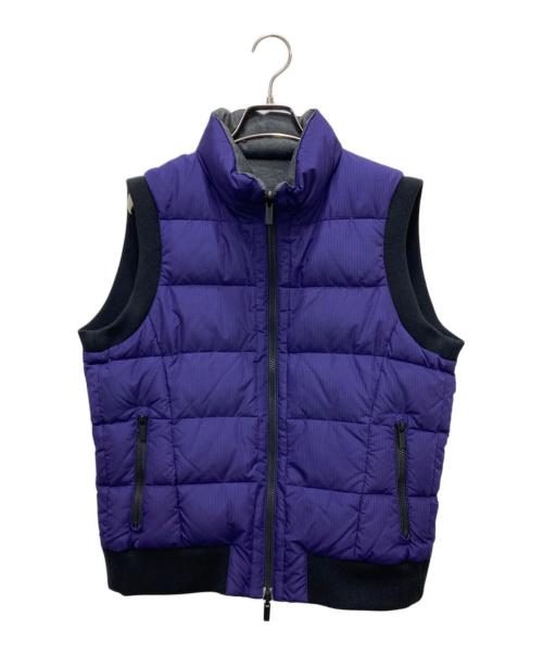 BURBERRY GOLF（バーバリーゴルフ）BURBERRY GOLF (バーバリーゴルフ) リバーシブルダウンベスト パープル サイズ:2の古着・服飾アイテム