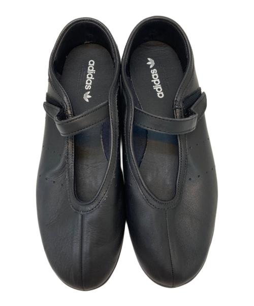 adidas（アディダス）adidas (アディダス) スタンスミス ローバレエ W ブラック サイズ:24の古着・服飾アイテム