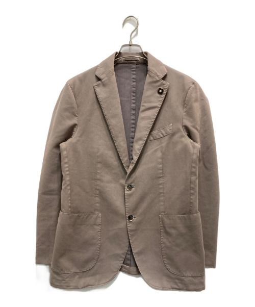 LARDINI（ラルディーニ）LARDINI (ラルディーニ) コットン2Bテーラードジャケット ベージュ サイズ:50の古着・服飾アイテム