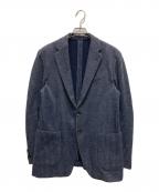 LARDINIラルディーニ）の古着「千鳥格子ハウンドトゥースジャケット」｜ネイビー