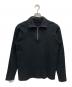 AURALEE（オーラリー）の古着「ハーフジップスウェット」｜ブラック