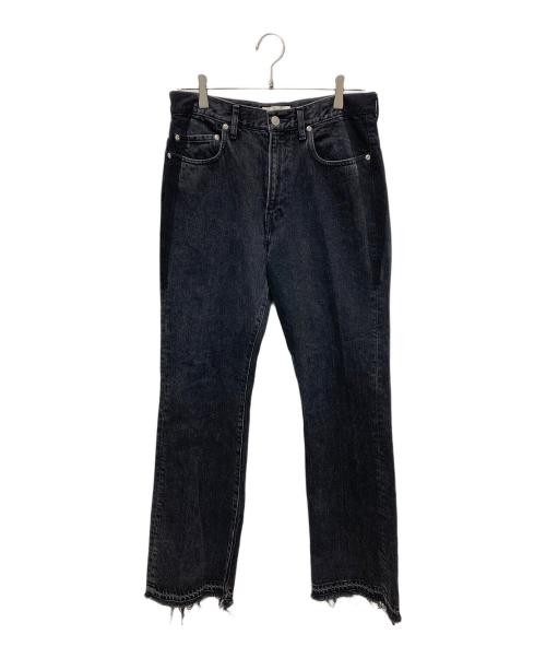 jieda（ジエダ）jieda (ジエダ) USED FLARE DENIM PANTS ブラック サイズ:2の古着・服飾アイテム