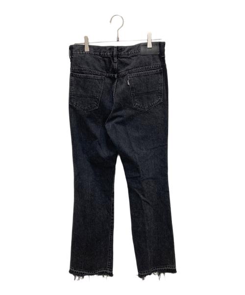 jieda（ジエダ）jieda (ジエダ) USED FLARE DENIM PANTS ブラック サイズ:2の古着・服飾アイテム