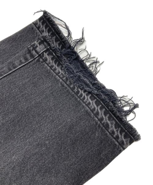 jieda（ジエダ）jieda (ジエダ) USED FLARE DENIM PANTS ブラック サイズ:2の古着・服飾アイテム