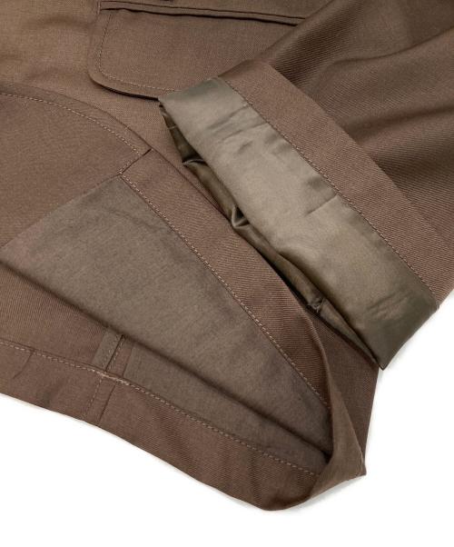 Dickies（ディッキーズ）Dickies (ディッキーズ) TRIPSTER (トリップスター) ポリウール ツイル 段返り3B テーラード ジャケット & テーパード トラウザー パンツ ブラウン サイズ:Mの古着・服飾アイテム