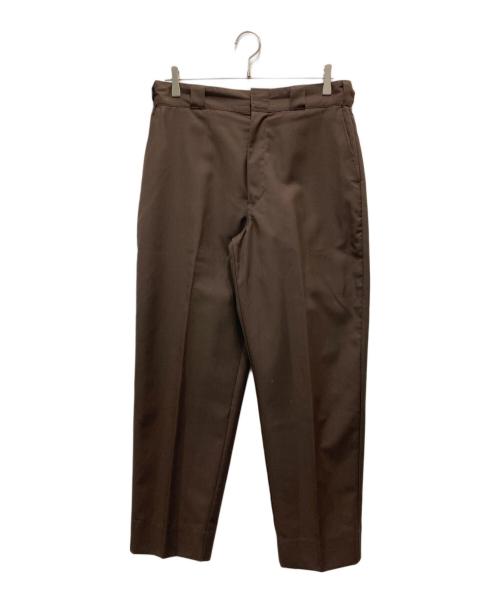 Dickies（ディッキーズ）Dickies (ディッキーズ) TRIPSTER (トリップスター) ポリウール ツイル 段返り3B テーラード ジャケット & テーパード トラウザー パンツ ブラウン サイズ:Mの古着・服飾アイテム