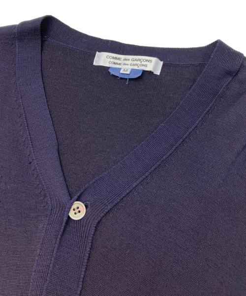 COMME des GARCONS COMME des GARCONS（コムデギャルソン コムデギャルソン）COMME des GARCONS COMME des GARCONS (コムデギャルソン コムデギャルソン) ウールニットカーディガン ネイビー サイズ:Mの古着・服飾アイテム