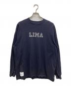 WTAPSダブルタップス）の古着「ロングスリーブカットソー」｜ネイビー