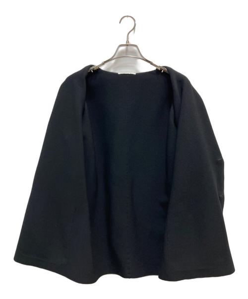 me ISSEY MIYAKE（ミーイッセイ ミヤケ）me ISSEY MIYAKE (ミーイッセイ ミヤケ) ニットジャケット ブラック サイズ:不明（実寸参照）の古着・服飾アイテム